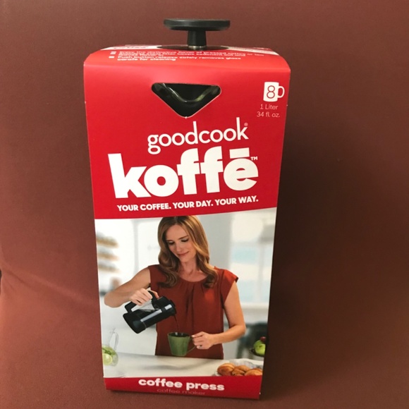 GoodCook Koffe Coffee Press NWT 1 liter / 34 fl oz - Picture 2 of 9